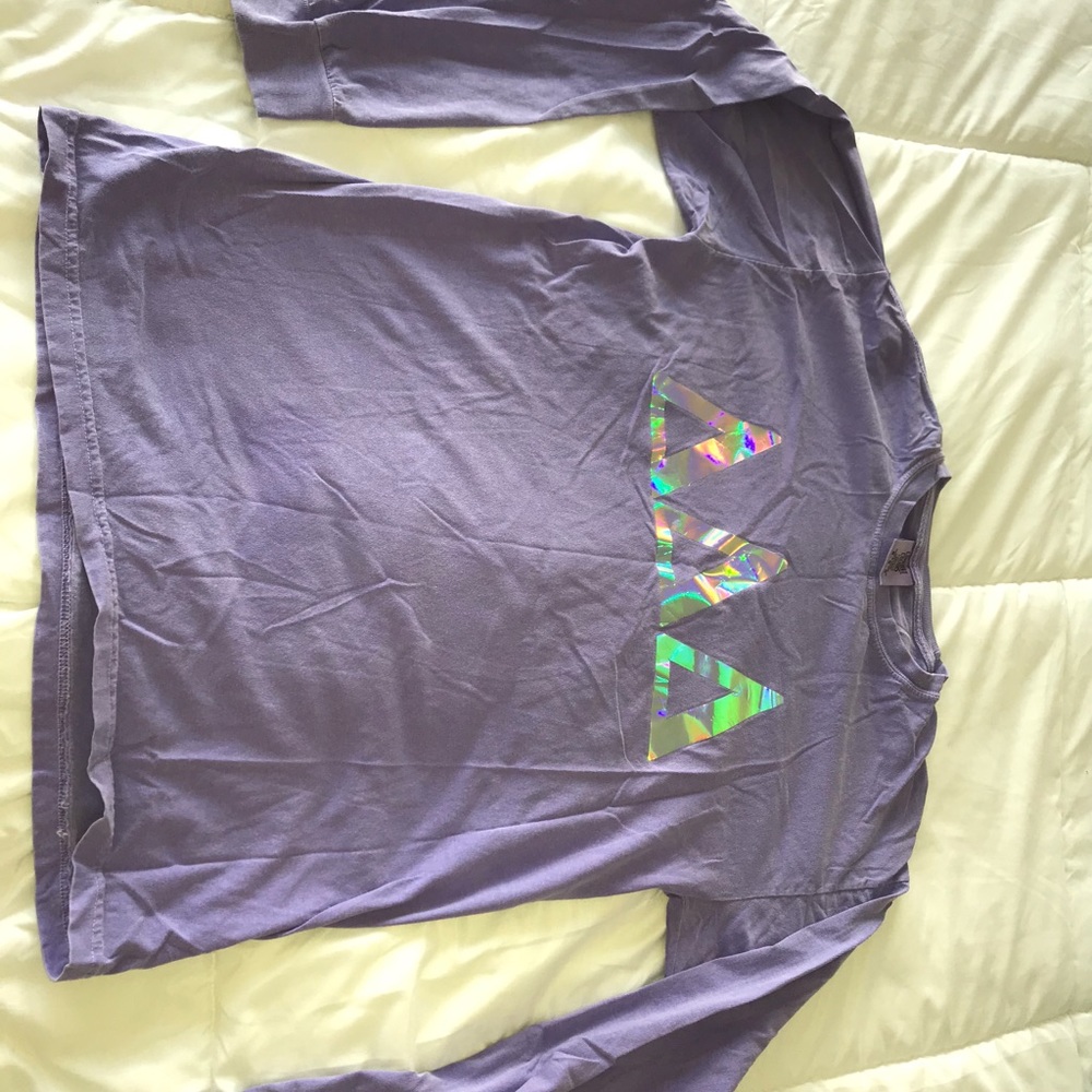 Tri delta letters long sleeve shirt